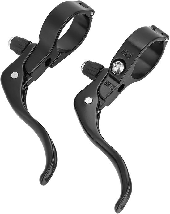 Fietsremhendel set - Racefiets hendels - Fietsreparatie - Lichtgewicht aluminium - 318 mm stuur - Zwart
