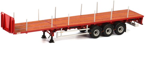 Flat Bed Trailer (3 Axle) - 1:50 - WSI Models van Merkloos