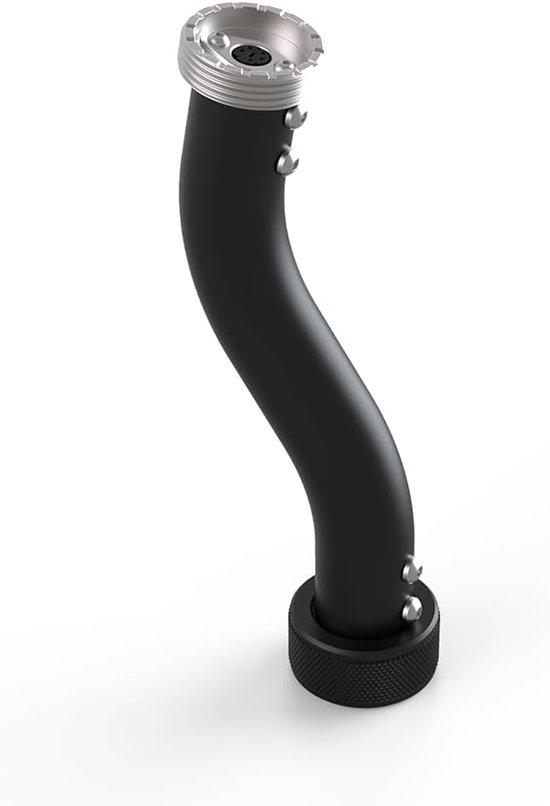 Flightstick Verlenger - Joystick Extensie - Simulatie Vliegen - Verstelbare Rotatie - 200 mm - Zwart