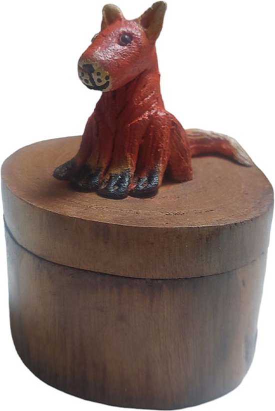 Floz Design bewaardoosje met geheim vak - voor kinderen - sieradendoosje, tandendoosje of andere belangrijke spulletjes - 12x9x8 cm - fairtrade en kwaliteit van Floz Design