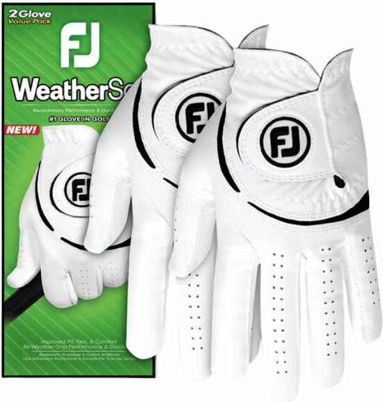 Footjoy Weathersof handschoen heren 2 Pack 2024 Maat ML van Footjoy