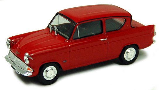 Ford Anglia MKI Rood 1:43 Cararama van Ford