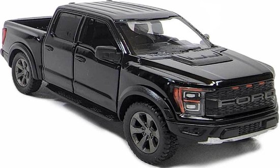 Ford F-150 Raptor (Zwart) (10 cm) 1/36 Kinsmart {Modelauto - Schaalmodel - Miniatuurauto} van Ford