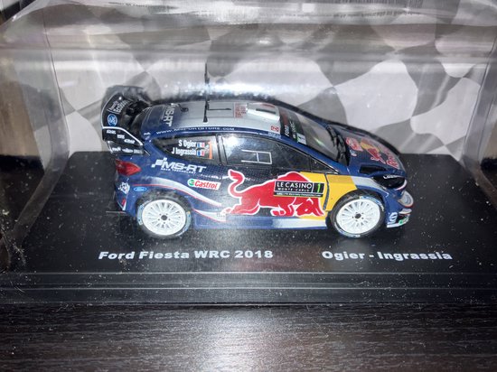 Ford Fiesta WRC - Ogier/Ingrassia - 2018 - Atlas 1:43 van Ford