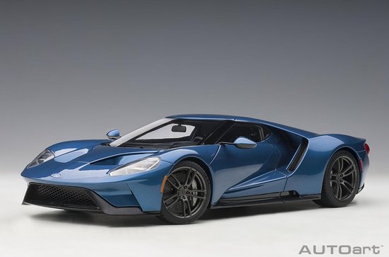 Ford GT - 2017, Liquid Blue - AutoArt 1/18 van Ford