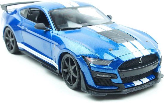 Ford Mustang Shelby GT500 2020 - Schaalmodel 1:18 - Deuren en motorkap open van Merkloos