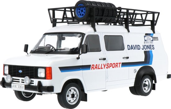 Ford Transit MK II Rally Assistance 1979 - 1:18 - IXO Models van Ford
