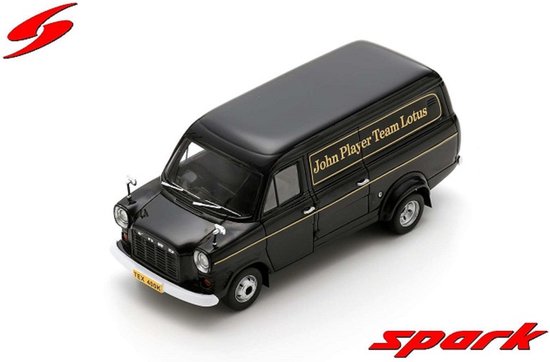 Ford Transit Spark Modelauto 1:43 1973 John Player Team Lotus S2697 Schaalmodel van Ford