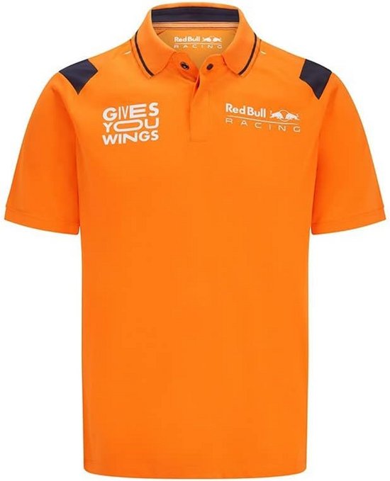 Formule 1 Polo Shirt Heren Max Verstappen Oranje - Officiële Fan Kleding van Merkloos