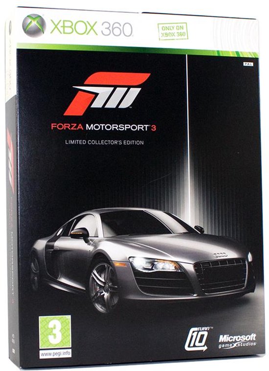 Forza Motorsport 3 Limited Collector's Edition van Forza