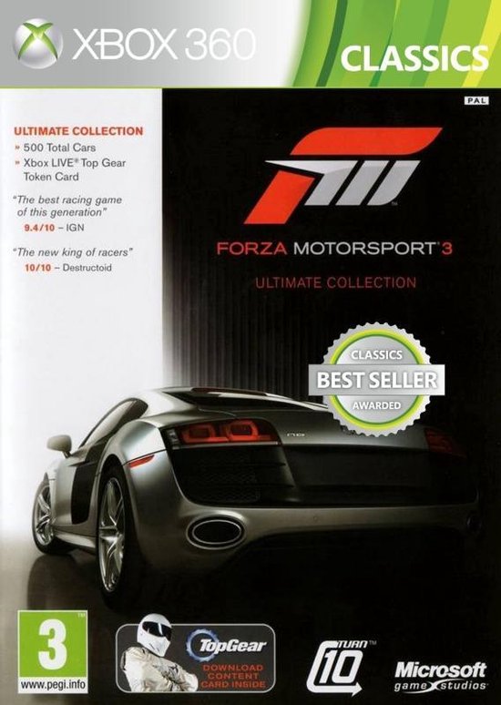 Forza Motorsport 3 Ultimate Collection (classics) van Microsoft