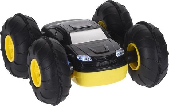 Free And Easy Flipover Auto Zwart/geel 15 Cm van Free And Easy