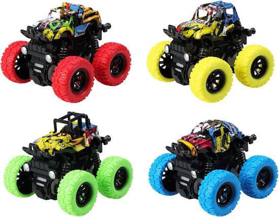 Frictie Monstertruck Graffiti, 9cm van Greenhills.