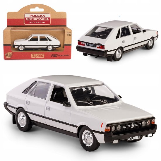 Fso polloz 1500 model auto 1:43 - biały - kolekcja prl van IXO