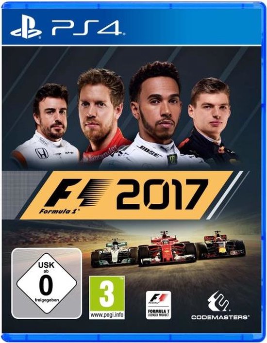 GAME F1 2017, PS4, PlayStation 4, E (Iedereen) van Codemasters