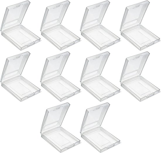 Gamecartridges voor Game Boy Color, Game Boy Pocket, GB/GBC/GBP. Transparante plastic beschermhoesjes voor GB, GBC en GBP, stof- en krasbestendig.