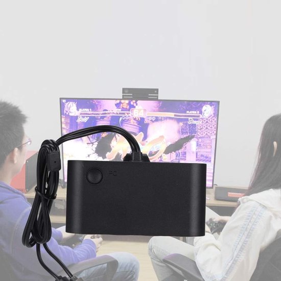 Gamepad Converter - Controller Adapter - Gaming - Vier Controllers Ondersteund - 9.5 cm - Zwart