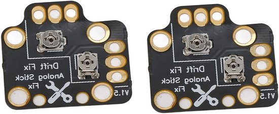 Gamepad Reparatie Boards - Joystick Drift Fix - Controller Kalibreren - Verstelbare Onderdelen - 2 stuks - Zwart van Merkloos