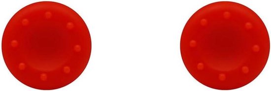 Gamepad Thumbstick Covers - Joystick Caps - Gaming Comfort - Antislip Siliconen - 2 Stuks - Rood