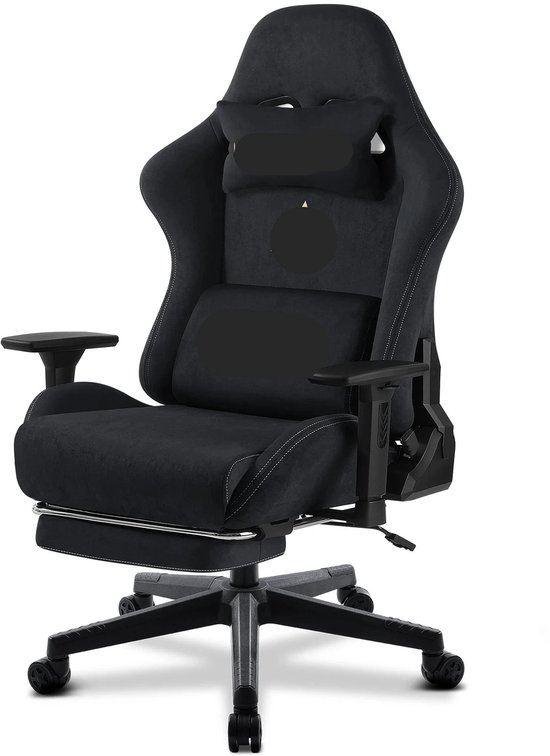Gamestoel – Gaming Stoel – Bureaustoel – Racing Chair – Game Chair – Verstelbare Rugleuning – Hoogwaardig Kunstsuède