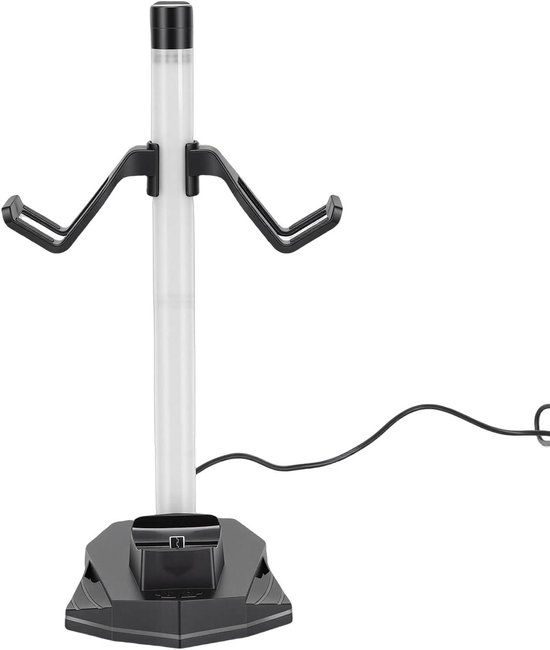 Gaming Accessoire Standaard - Controller & Headset Houder - Gaming Setup Organiseren - Dynamische RGB Verlichting - 31 cm Lengte