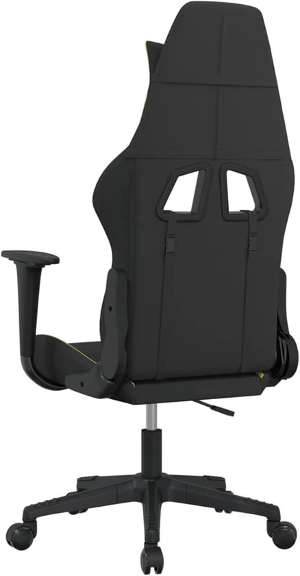 Gaming Chair - Comfortabele Stoel - Gaming Ervaring - Verstelbare Rugleuning - 360° Roterend - Zwart Lichtgroen