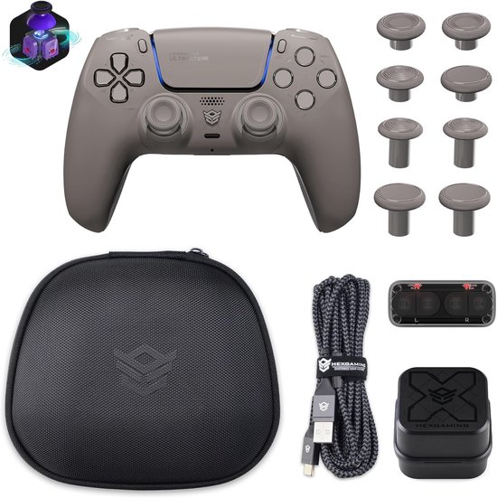 Gaming Controller - Draadloze Gamepad - Competitief Spelen - Hall Effect Joysticks - 16 x 10 x 6 cm van Merkloos