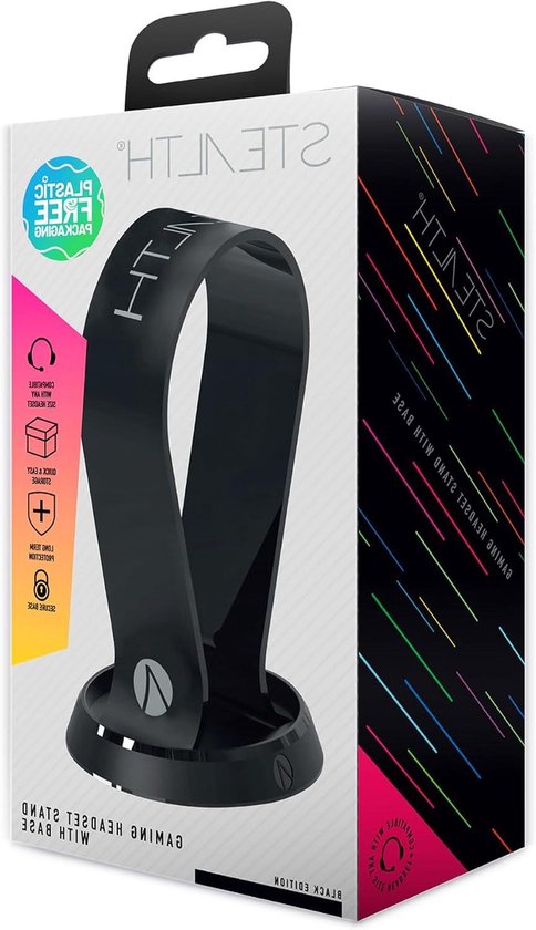 Gaming Headset Stand - Headset Houder - Game Setup Organiseren - Compatibel met Meeste Headsets - Tafelblad Montagetype - Zwart van Merkloos