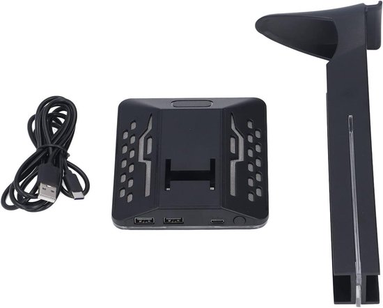 Gaming Headset Standaard - Hoofdtelefoonhouder Bureau - Gaming Setup Organiseren - Dubbele USB Poorten - 26.7 cm - Zwart