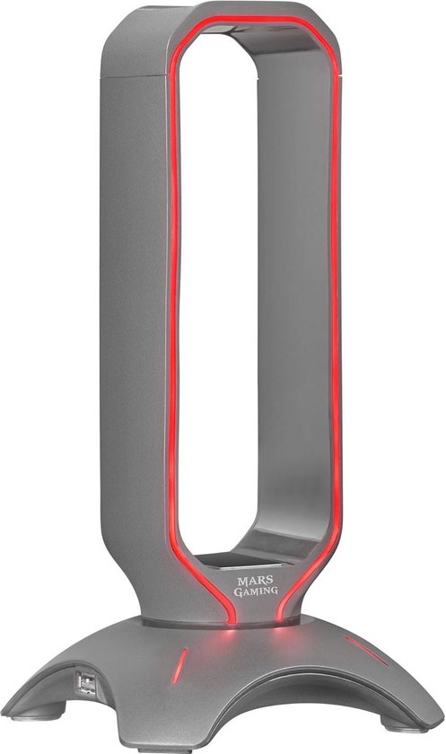 Gaming Headset Standaard met RGB Verlichting en USB 2.0 Hubs van Merkloos