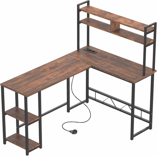 Gaming Hoekbureau met LED en USB-poorten - 160 x 120 cm