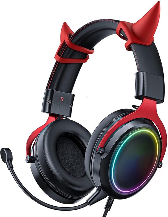 Gaming Hoofdtelefoon - Bedrade Headset - Intensief Spelen - Ruisonderdrukkende Microfoon - Over het oor - Zwart