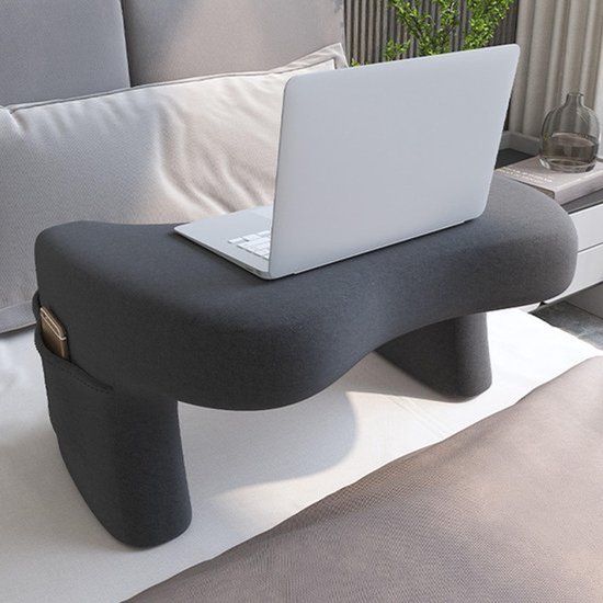 Gaming Kussen Memory Foam - Multifunctioneel - Anti-slip - Arm- en Beenondersteuning - Zachte Sweatstof - Optimale Comfort - Laptophouder
