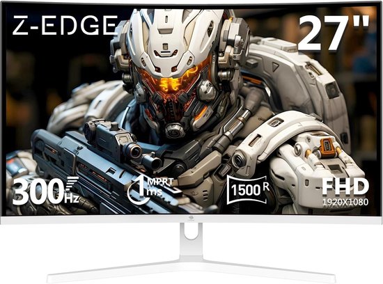 Gaming Monitor 27 Inch 300Hz met FreeSync en HDR van Merkloos