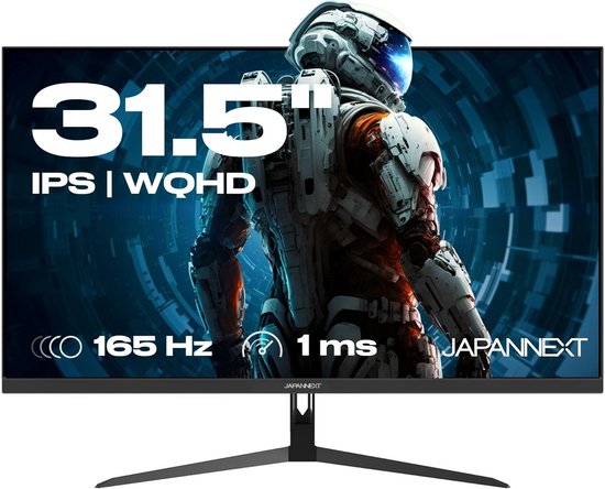 Gaming Monitor 31.5" IPS WQHD 165Hz 1ms - HDR - Flicker-Free