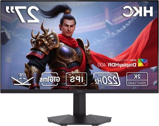 Gaming Monitor - Scherm Beeldscherm - Snelle Games - 220 Hz IPS Paneel - 27 Inch - Zwart