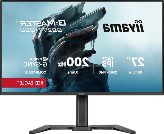 Gaming Monitor - Scherm Computer - Snelle Games - IPS Paneel - 27 inch - Zwart
