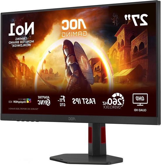 Gaming Monitor - Scherm Computer - Ultieme Game Ervaring - Snelle Responstijd - 27 inch - Zwart