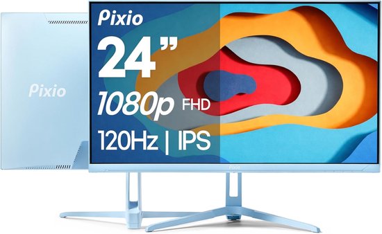 Gaming Monitor - Snelle Beeldweergave - Intensief Gamers - Adaptieve Synchronisatie - 24 Inch FHD - Blauw van Merkloos