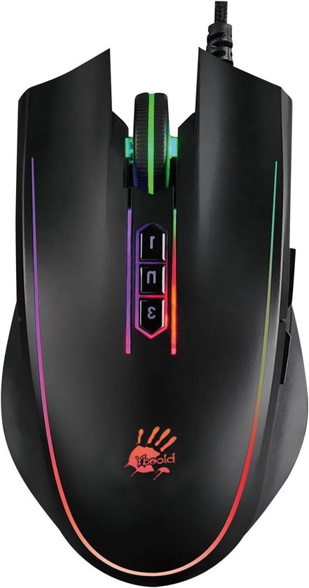 Gaming Muis - PC Muis - Snel Reageren - Snelle Schakelaar Technologie - 8000 DPI - Zwart van Merkloos