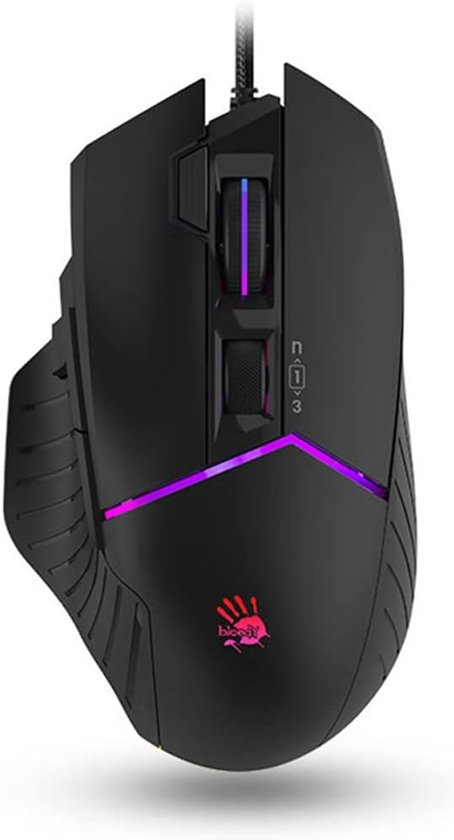 Gaming Muis - Programmeerbare Muis - PC Gaming - Verstelbare CPI - 8000fps - Zwart van Merkloos