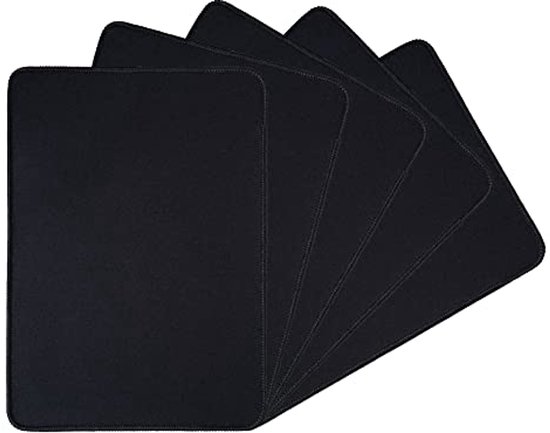 Gaming Muismat Antislip 28 x 20 cm - 5 Stuks, Ideaal voor PC en Laptop
