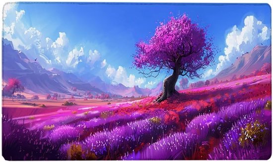 Gaming Muismat - Bureau Onderlegger - Snel Gamen - Verbeterde Precisie - 100x50 cm - Paars van Merkloos