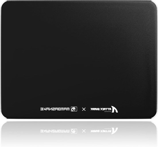 Gaming Muismat - Glazen Muispad - Precisie Gaming - Nano-geëtst Glasoppervlak - 410x310mm - Zwart van Merkloos
