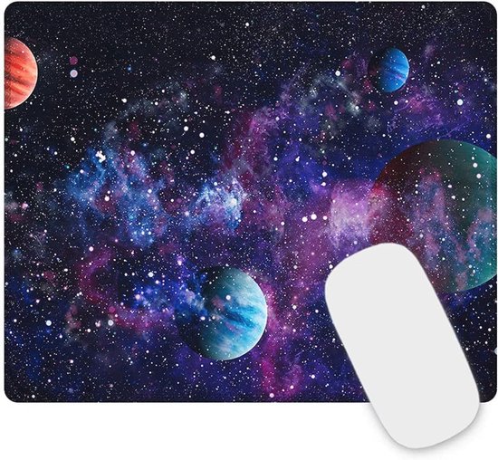 Gaming Muismat met Gestikte Randen - Comfortabele en Duurzame Muismat voor PC en Laptop van Merkloos