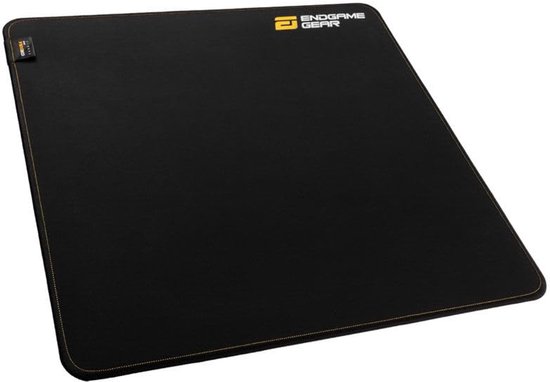 Gaming muismat van hoge kwaliteit voor optimale snelheid en controle - 390 x 390 mm - Zwart/Geel
