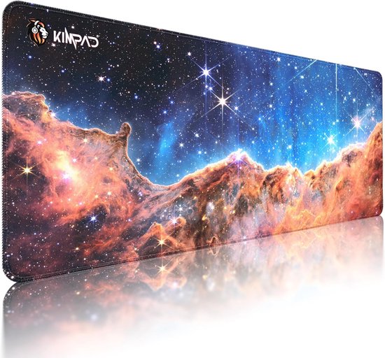 Gaming Muismat XL - Snelheid & Controle - 800 x 300 x 4 mm Natuurrubber van Merkloos