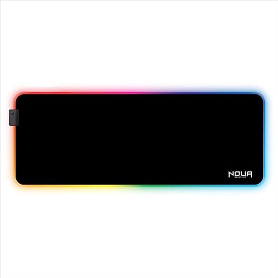 Gaming-muismat XXL met RGB Verlichting - 800 x 300 mm - 14 Lichteffecten - Waterdicht en Antislip