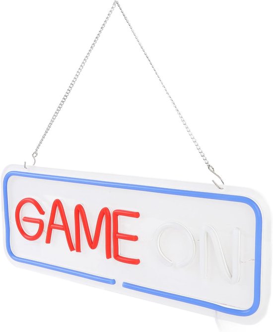 Gaming Neonbord - Decoratie Licht - Speelkamer Inrichten - Verstelbare Helderheid - 45x3cm - Kleurrijk