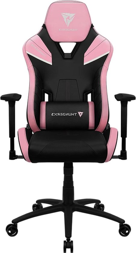 Gaming Stoel - Comfortabele Stoel - Langdurig Zitten - Ergonomisch Ontwerp - 70 x 70 x 135 cm - Zwart